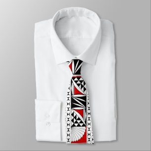 Gravata Nascer do Sol Nativo do Sudoeste em Vermelho