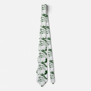 Gravata Natal Antigo, Papai Noel Alegre de Verde