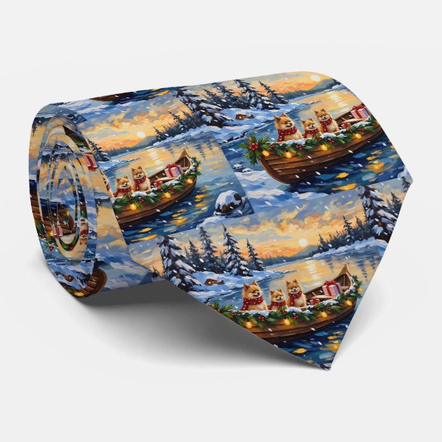 Gravata Natal de barco de Pomerânia (Rolled)