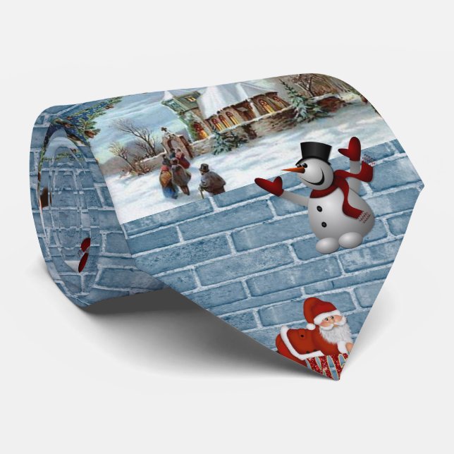 Gravata Natal, Feliz Natal (Rolled)