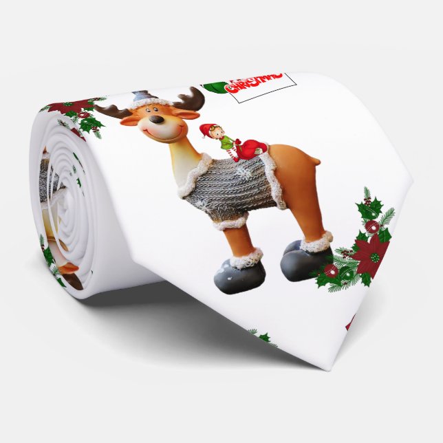 Gravata Natal, Feliz Natal (Rolled)