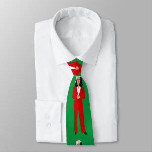 Gravata natal kamala harris santa claus