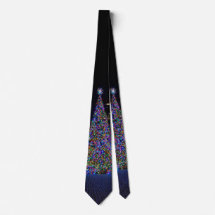 Gravata Natal No Warren Park Night Neck Tie