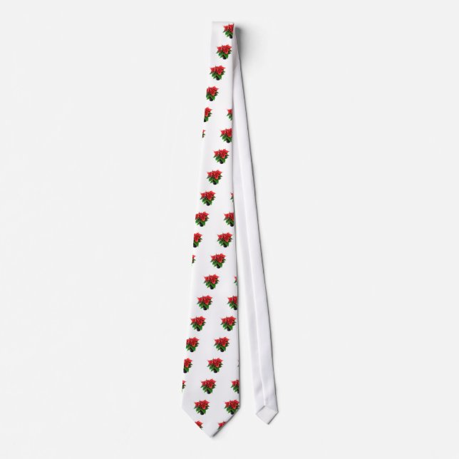 Gravata Natal Poinsetta Tie (Frente)