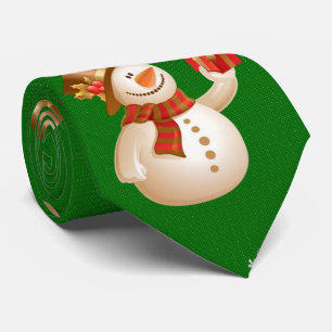 Gravata Natal Tie, Snowman