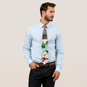 Gravata Natal Tie, Snowman