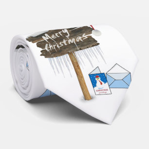 Gravata Natal Tie, Snowman