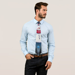 Gravata Natal Tie, Snowman