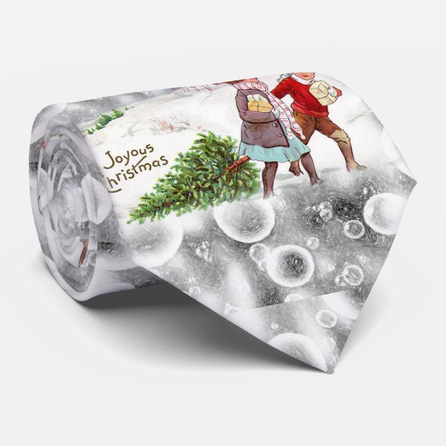 Gravata Natal Tie, Vintage (Rolled)