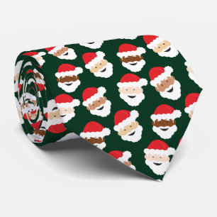 Gravata Natal Vermelho Verde do Pai Natal