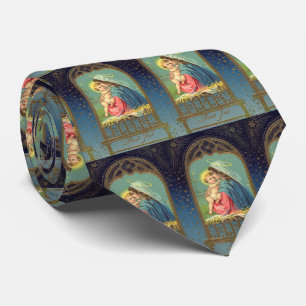 Gravata Natividade Mary que guardara o bebê Jesus