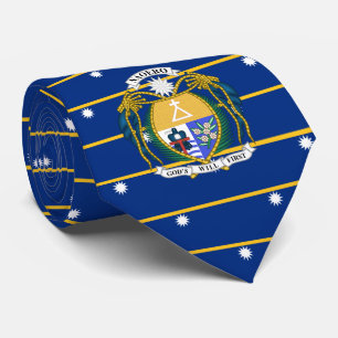Gravata Nauruan Flag & Casaco de Braços, Flag of Nauru