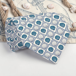 Gravata Nautical Seashells Custom Necktie