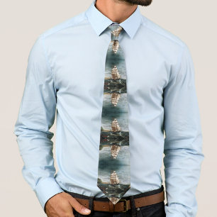 Gravata Navio Clipper no Porto de Nova Iorque, 1890