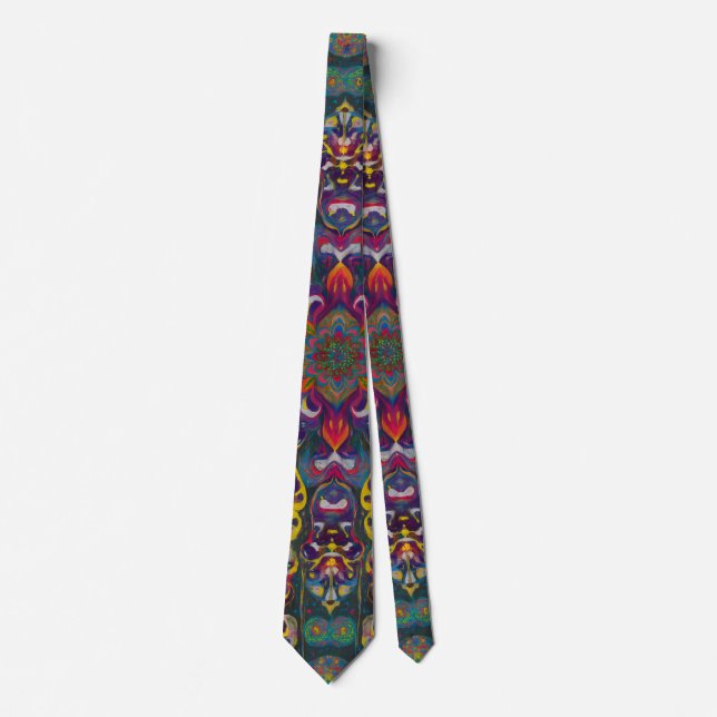 Gravata Neck Tie Abstruct Pattern beautiful tie (Frente)