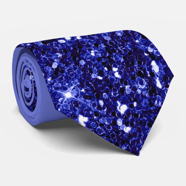 Gravata Necktie Azul Real (Rolled)