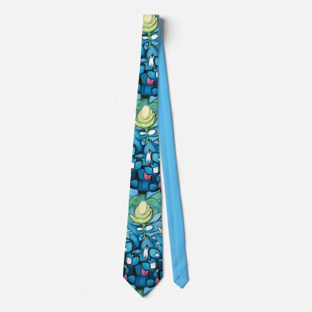 Gravata Necktie Bluebonnets (Frente)