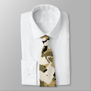 Gravata Necktie da Camuflagem do Deserto