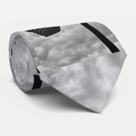 Gravata Necktie da Estação Climática de Nuvem