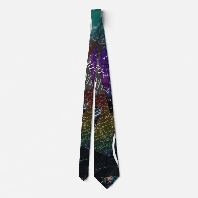 Gravata Necktie das equações matemáticas (Verso)