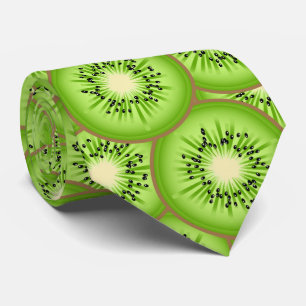 Gravata Necktie de padrão de Fruta Kiwi