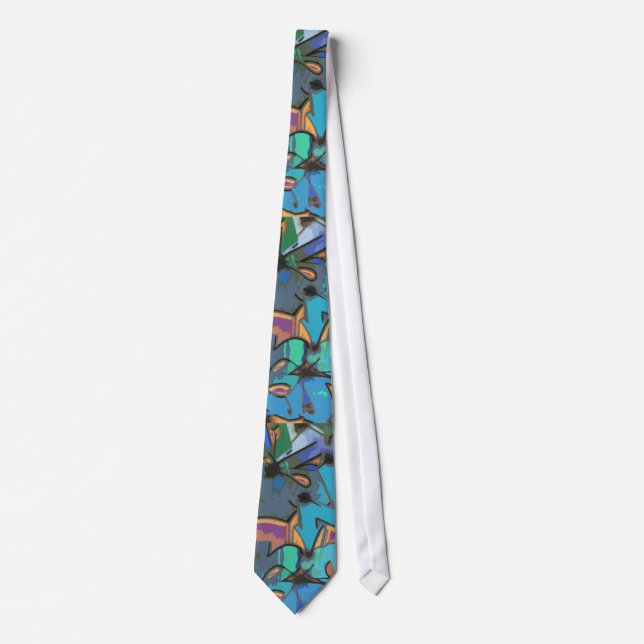Gravata Necktie Design de grafite (Frente)