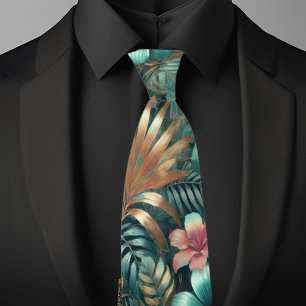 Gravata Necktie Elegância Tropical