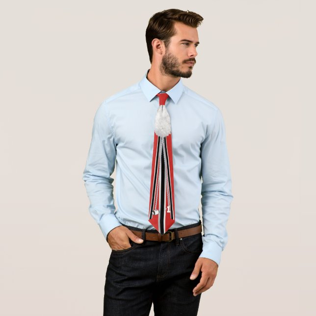 Gravata Necktie Maroon, Mãe de futebol (In Situ)