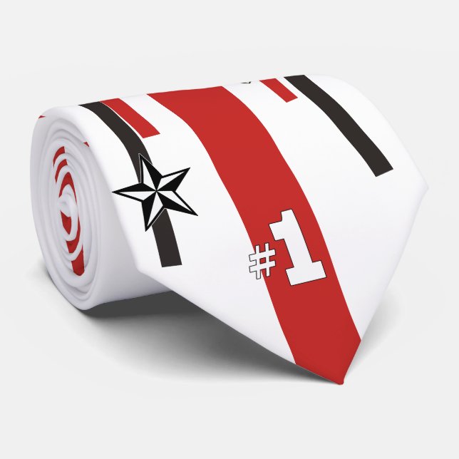 Gravata Necktie Maroon, Mãe de futebol (Rolled)