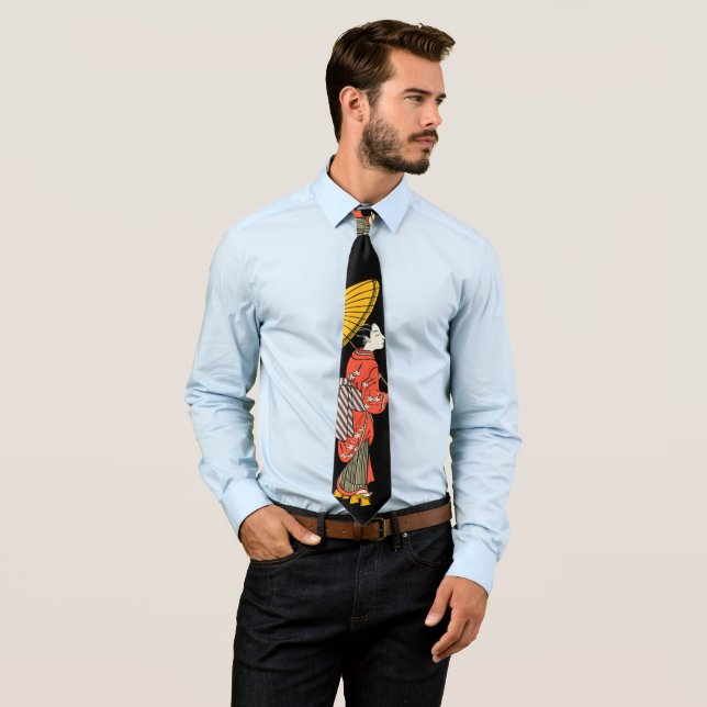 Gravata Necktie Mulher Asiática (In Situ)