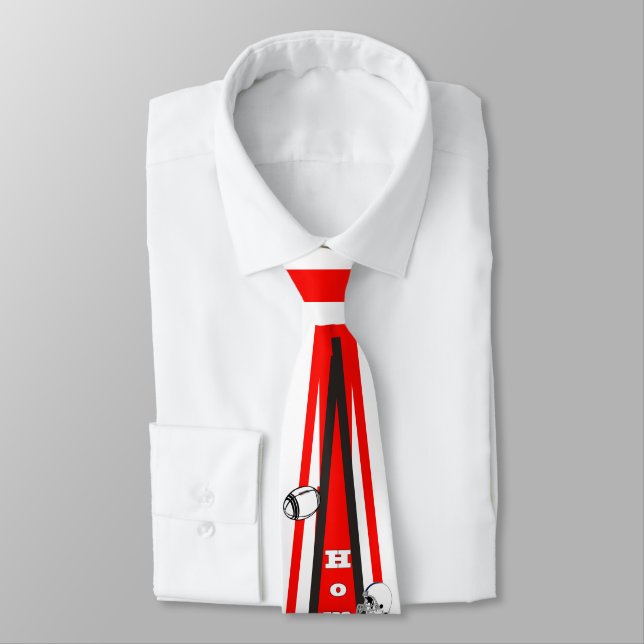 Gravata Necktie Red, Mãe de futebol (Amarrado)