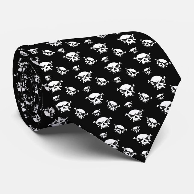 Gravata Necktie Skull Boys (Rolled)