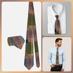 Gravata NECKTIE - Sombras de castanho e muito mais - Patch