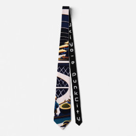 Gravata necktie vintage japonês retoro 浮 パ 世 ン ク テ ィ 】 絵