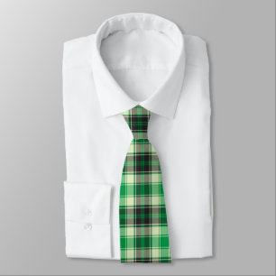 Gravata Necktie Xadrez Verde Escocesa