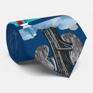 Gravata Nefrologista Tie Sailboat Nº 30