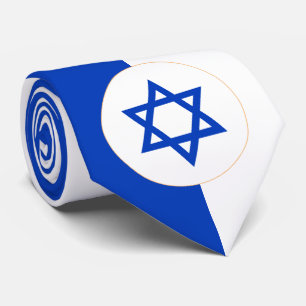 Gravata Negócios, patriotas/moda israelense Flag e Israel