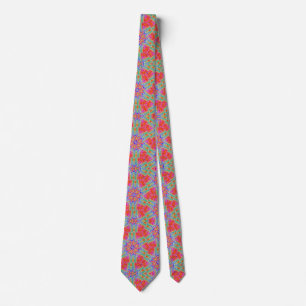Gravata Neon Pattern Neck Tie