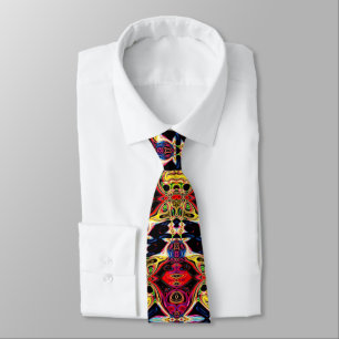 Gravata Neon Psychedelic Neck