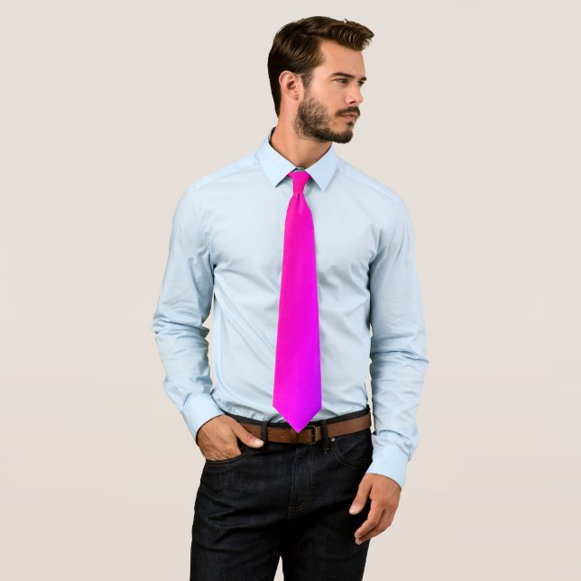 Gravata Neon Purple Tie (In Situ)