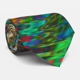 Gravata Neon Rainbow Psicodélico Neck Tie