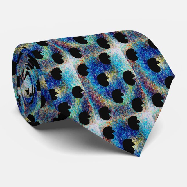 Gravata Nephrologista Artsy Kidney Tie (Rolled)