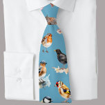 Gravata Nerd de aves, observador de aves, twitador, pássar<br><div class="desc">Para todos os observadores de pássaros,  pode dar nome a todos os pássaros nesta gravata?</div>