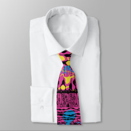 Gravata Neuroscience Retina Pink Tie