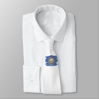 Gravata New Hampshire State flag push