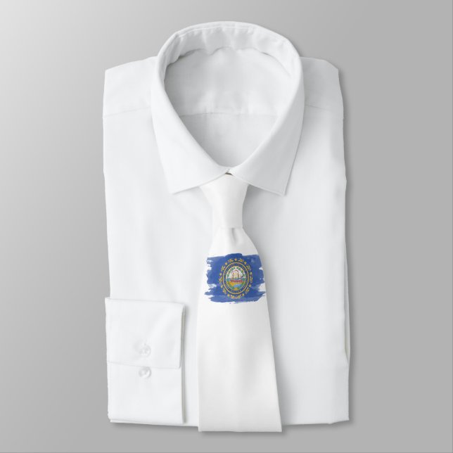 Gravata New Hampshire State flag push (Amarrado)