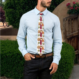 Gravata New Mexico Symbols Zia Hot Air Balloon roadrunner