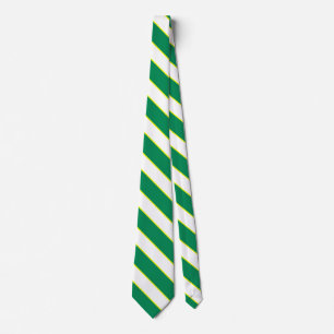Gravata Nigéria Flag Elegant Patriotic Neck Tie