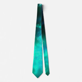 Gravata Night Sky Emerald Neck Tie