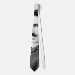 Gravata Nikola Tesla Portrait